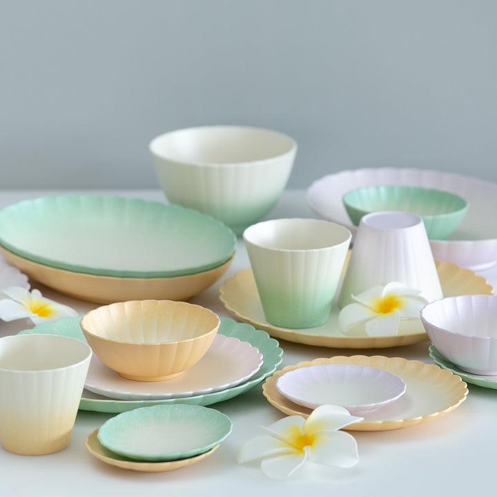 プレート 24cm L フラワープレート Shell プラスチック -12