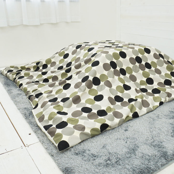 こたつ布団カバー 170×170cm 正方形 ドット 綿100％ 日本製 -5