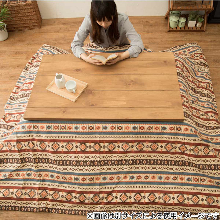 こたつ布団カバー 170×170cm 正方形 ラパス 綿100％ 日本製 -7