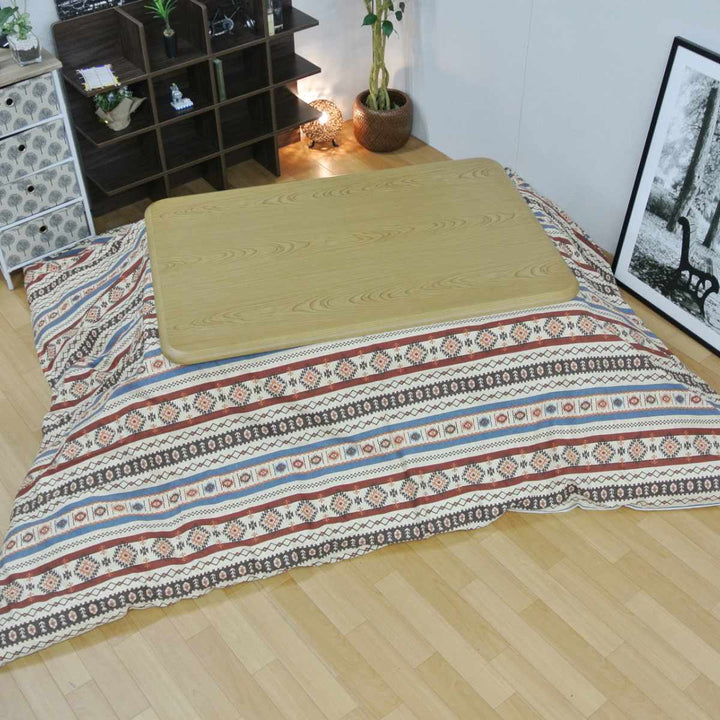 こたつ布団カバー 170×170cm 正方形 ラパス 綿100％ 日本製 -10