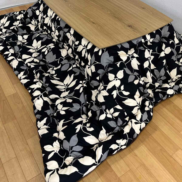 こたつ布団カバー 170×170cm 正方形 リーフ 綿100％ 日本製 -9