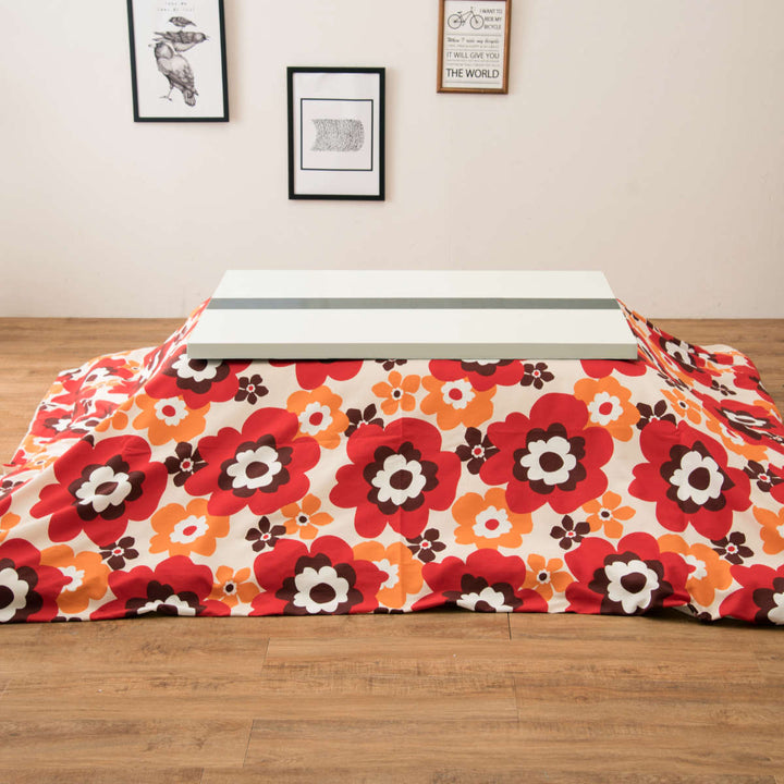 こたつ布団カバー 170×170cm 正方形 フフラ 綿100％ 日本製 -8