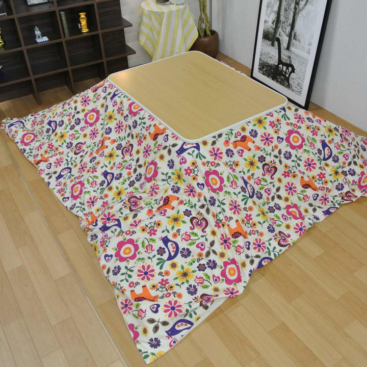こたつ布団カバー 170×170cm 正方形 ポルカ 綿100％ 日本製 -8
