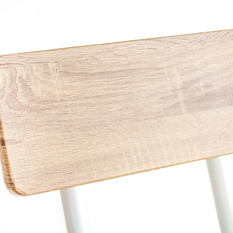 折りたたみ椅子 ヴィンテージクッションチェア 木目調 完成品 座面高47.5cm -19