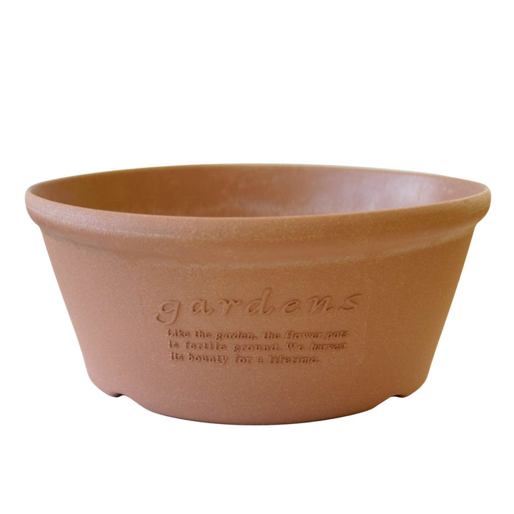 プランター エコプランター浅型 直径36.3cm 木粉入り -13