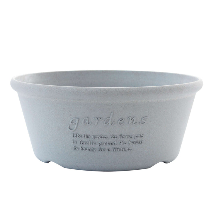 プランター エコプランター浅型 直径36.3cm 木粉入り -14