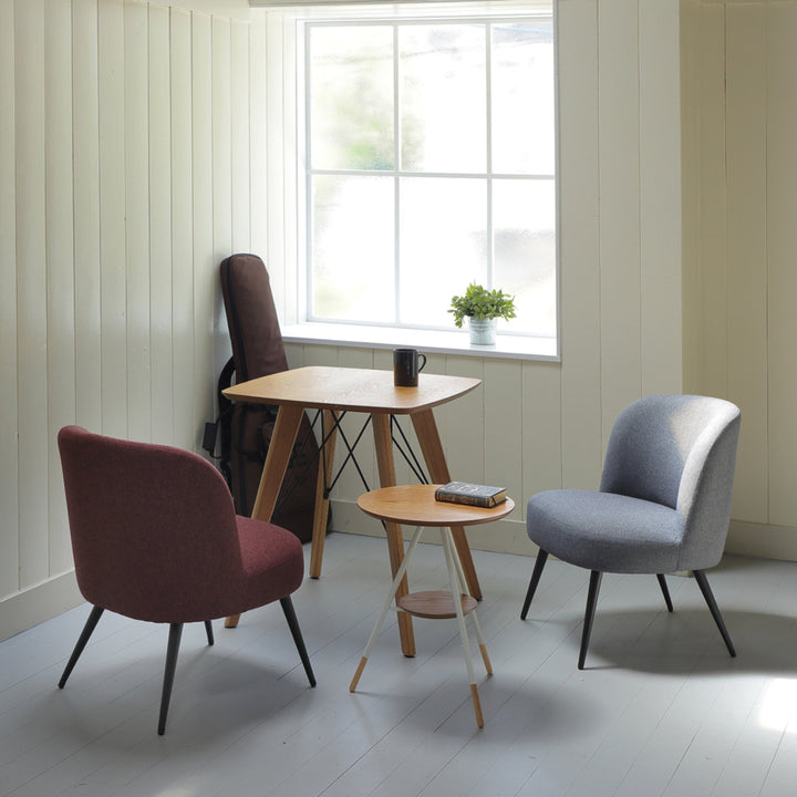 サイドテーブル 高さ50cm オーレ 木製 -12