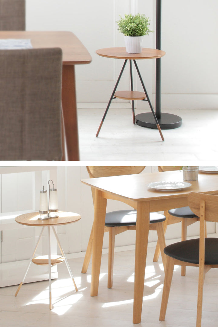 サイドテーブル 高さ50cm オーレ 木製 -7