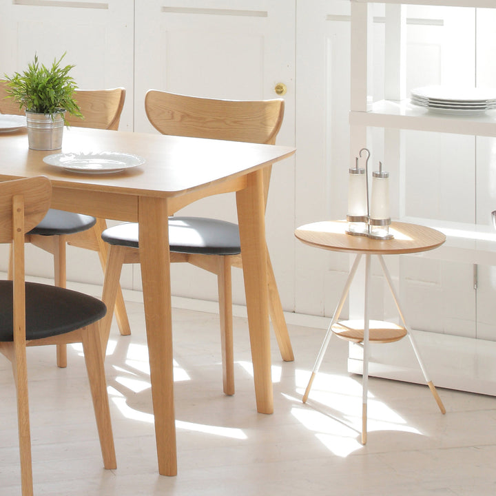 サイドテーブル 高さ50cm オーレ 木製 -10