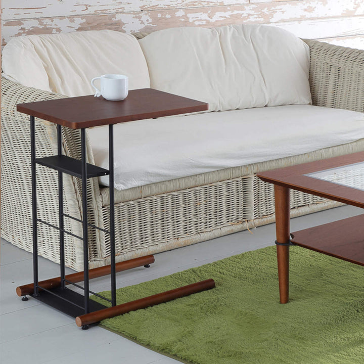 サイドテーブル 高さ60cm アルフ 木製 -10