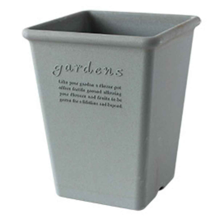 植木鉢 エコポット角型ロング 木粉入り 幅19.2×奥行19.2cm -13