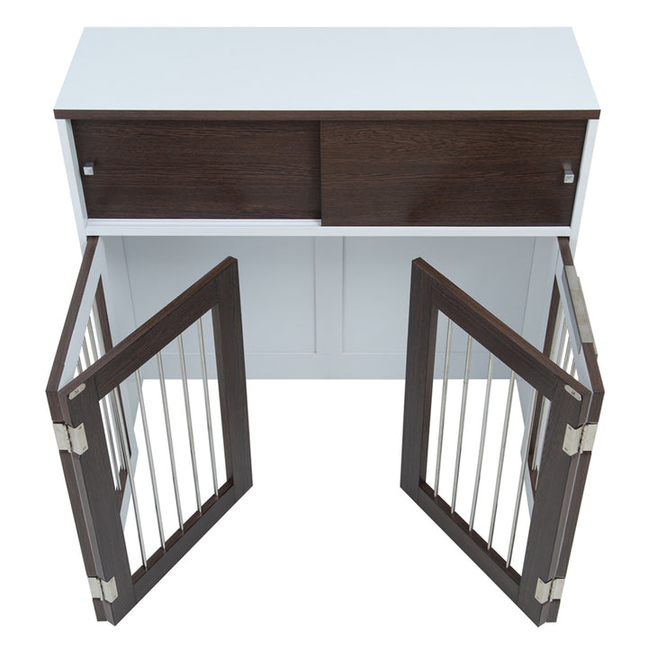 ペットケージ 折りたたみ式 カウンター下収納 Faceシリーズ 幅90cm -8