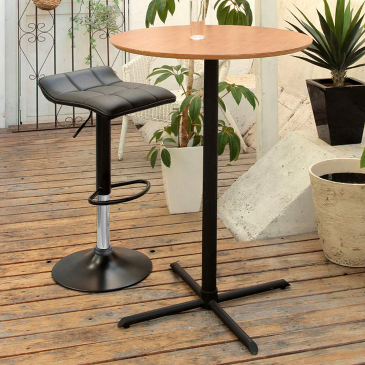 カウンターチェア 座面高59～80cm 背低タイプ ミスト -12