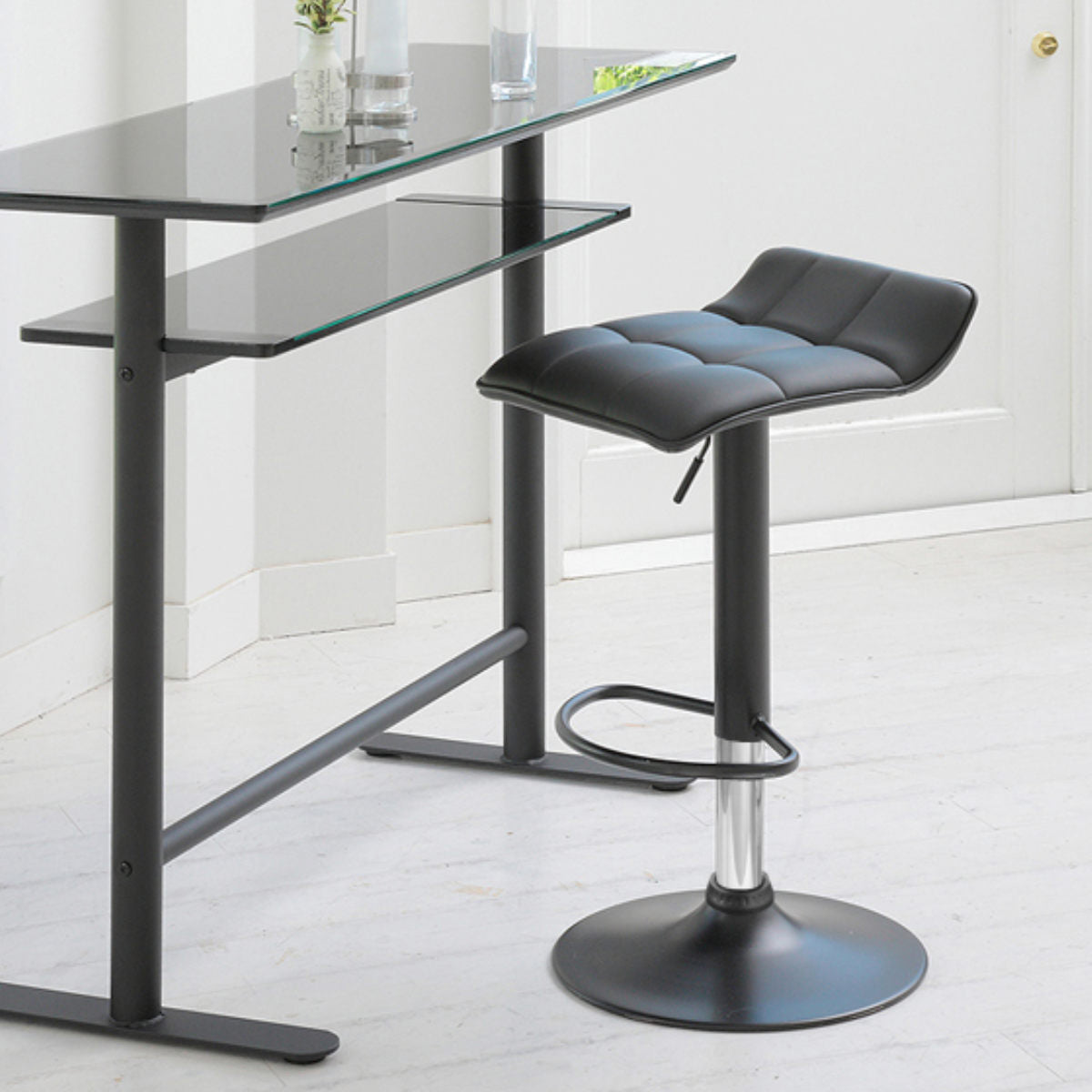 カウンターチェア 座面高59～80cm 背低タイプ ミスト – ハウジー