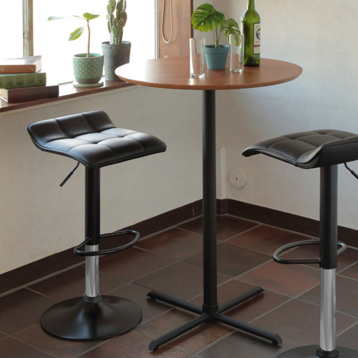 カウンターチェア 座面高59～80cm 背低タイプ ミスト -11