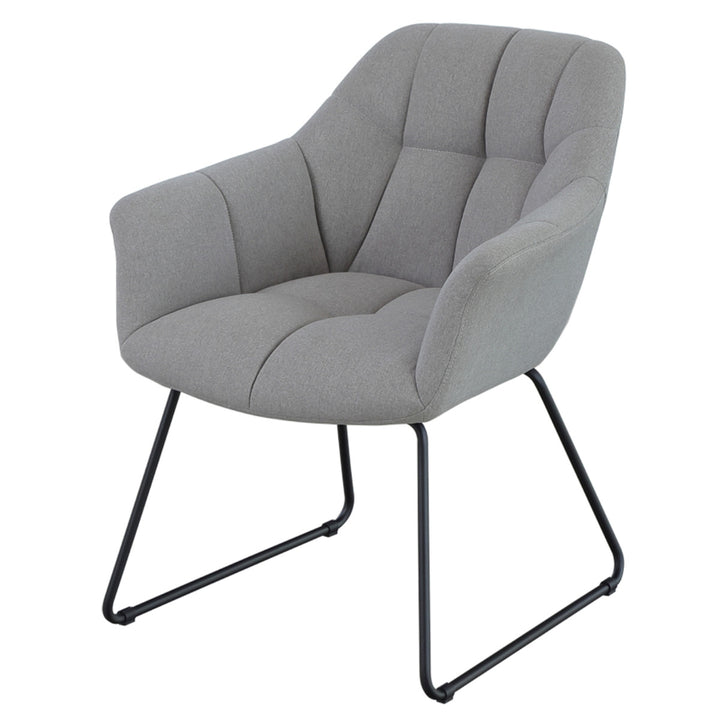 ダイニングチェア 肘付き 座面高45cm ラティス -16