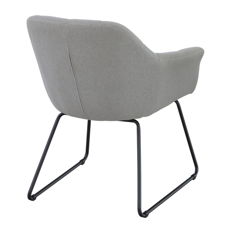 ダイニングチェア 肘付き 座面高45cm ラティス -17