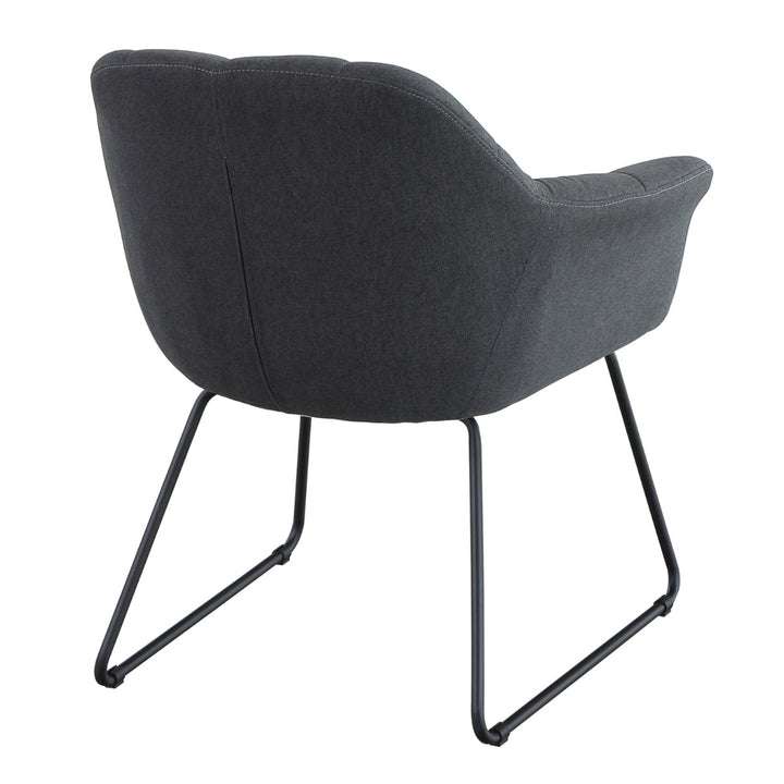 ダイニングチェア 肘付き 座面高45cm ラティス -19