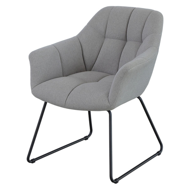 ダイニングチェア 肘付き 座面高45cm ラティス -1