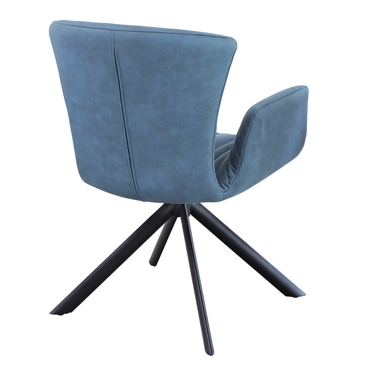 ダイニングチェア 座面高43cm 回転 スクープ -18