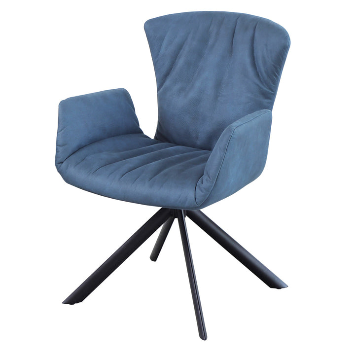 ダイニングチェア 座面高43cm 回転 スクープ -1