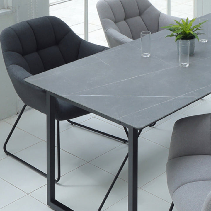 ダイニングテーブル 幅140cm セラミックトップ フォート -5