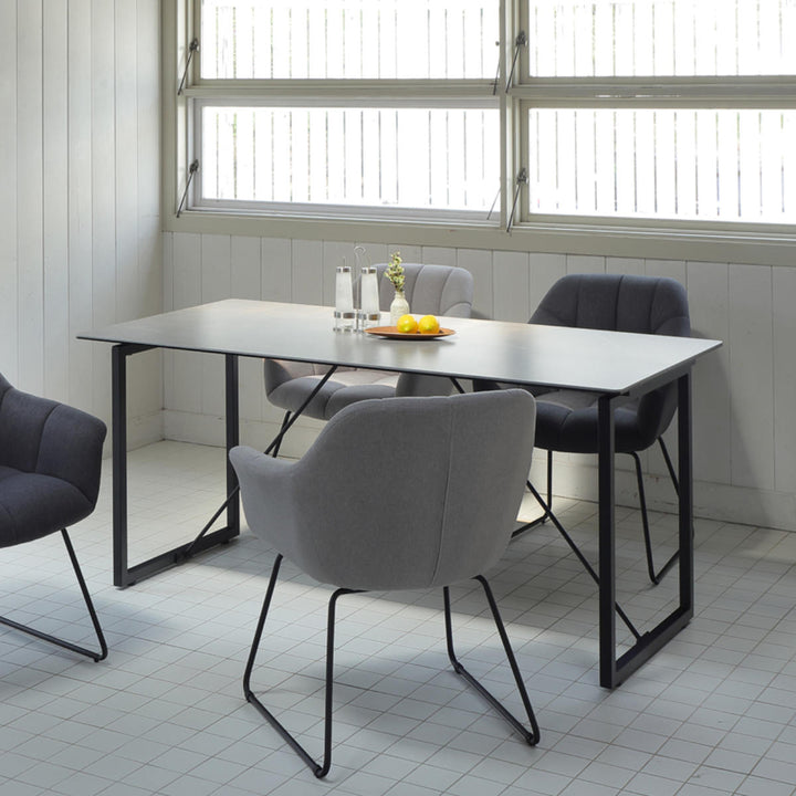 ダイニングテーブル 幅140cm セラミックトップ フォート -8