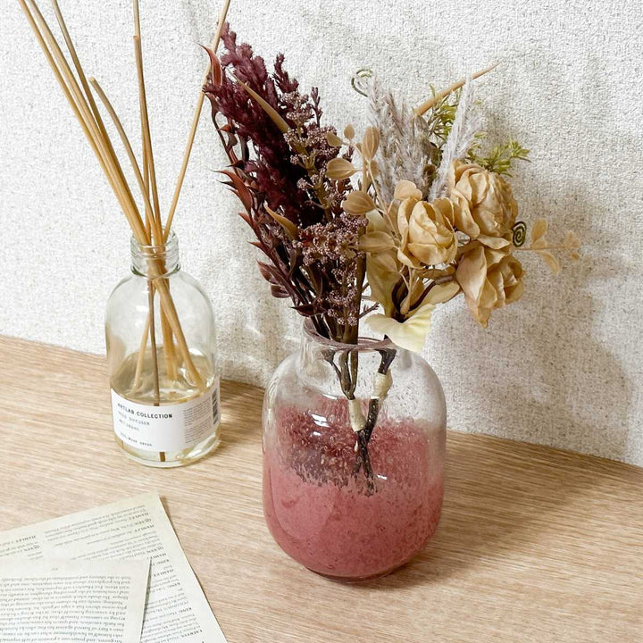 花瓶DGボトルガラス直径10.5x高さ16