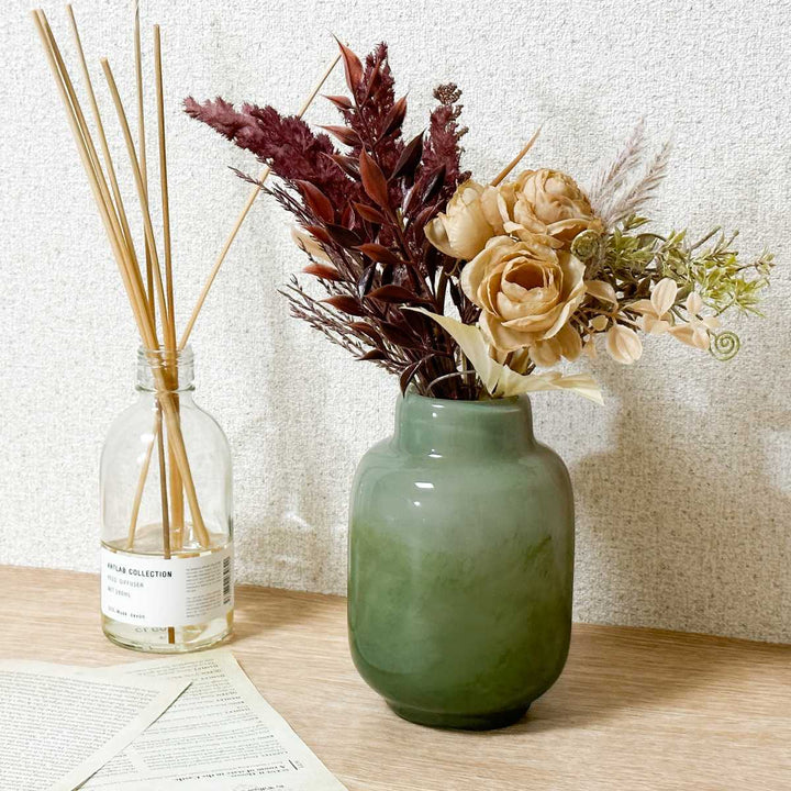 花瓶DGボトルガラス直径10.5x高さ16