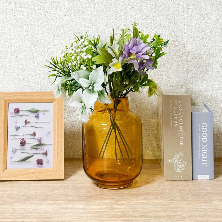 花瓶DGボトルガラス直径10.5x高さ16