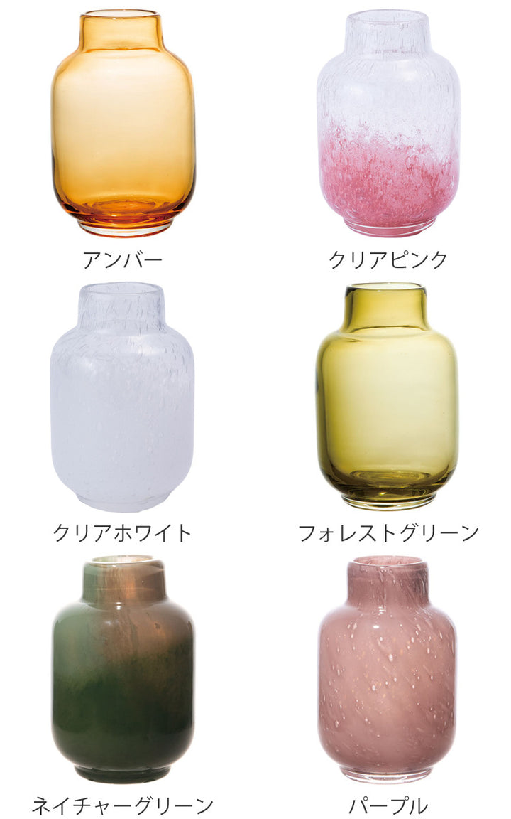 花瓶DGボトルガラス直径10.5x高さ16