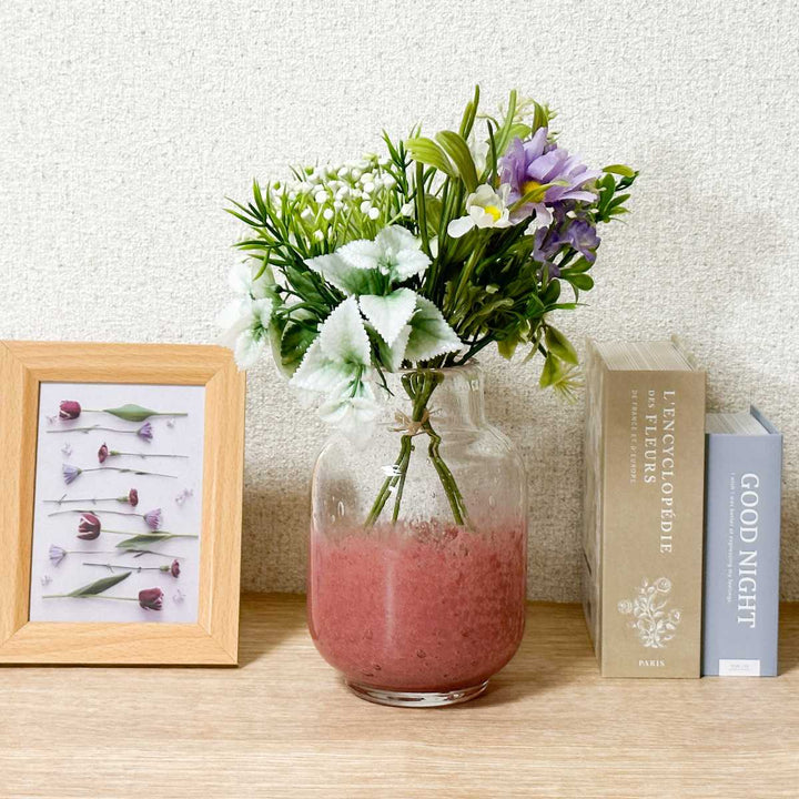 花瓶DGボトルガラス直径10.5x高さ16