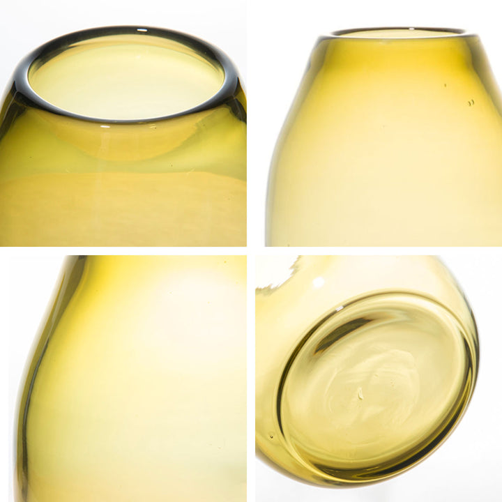 花瓶 DGガラスボットム ガラス 直径14x高さ18cm -19