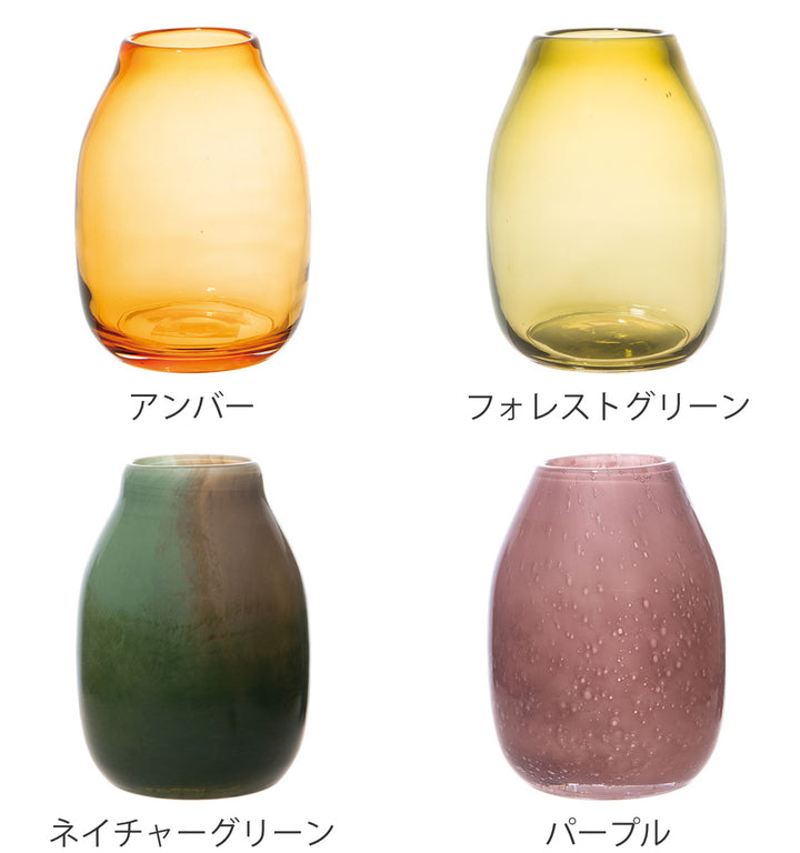 花瓶 DGガラスボットム ガラス 直径14x高さ18cm -4