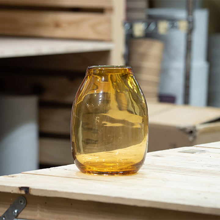 花瓶 DGガラスボットム ガラス 直径14x高さ18cm -6