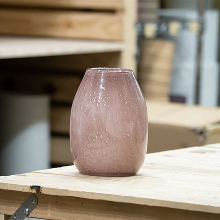 花瓶 DGガラスボットム ガラス 直径14x高さ18cm -9