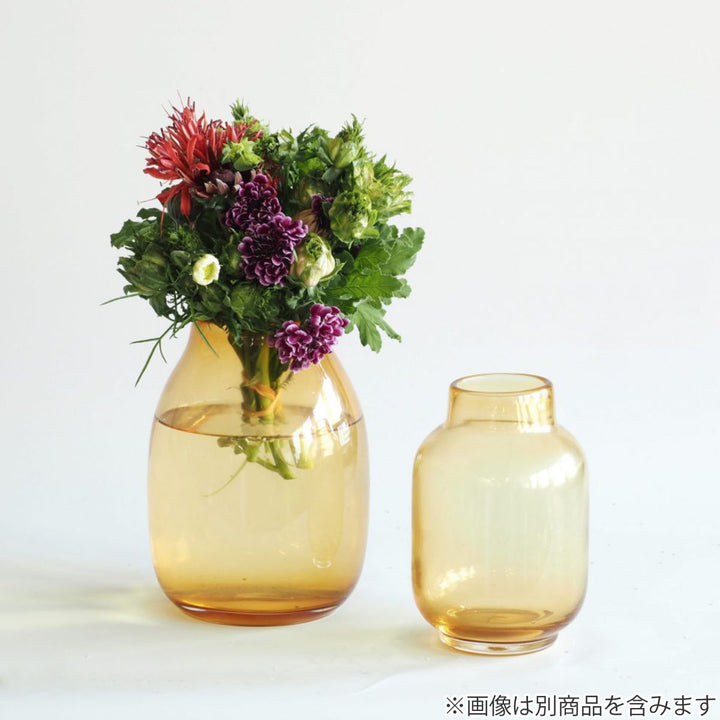 花瓶 DGガラスボットム ガラス 直径14x高さ18cm -10