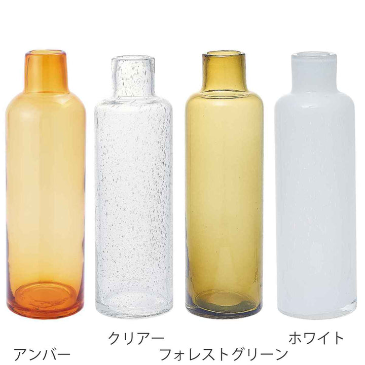 花瓶 DGボトルベース ガラス 直径11x高さ36cm -4