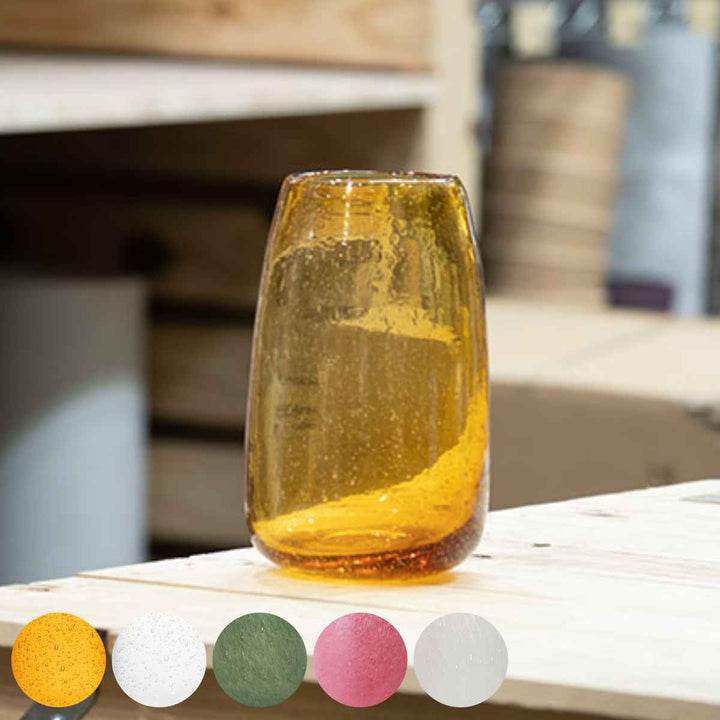 花瓶 DGティアドロップベース ガラス 直径11x高さ18cm -2