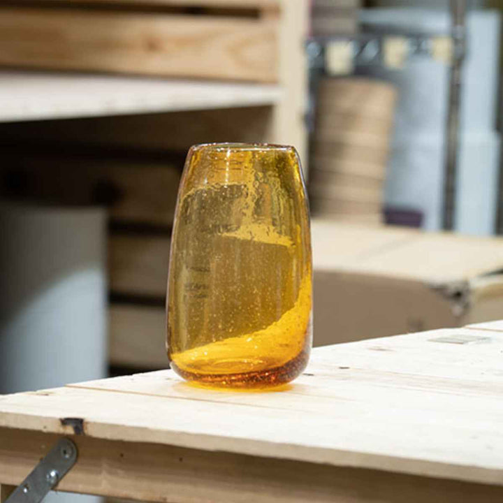 花瓶 DGティアドロップベース ガラス 直径11x高さ18cm -8