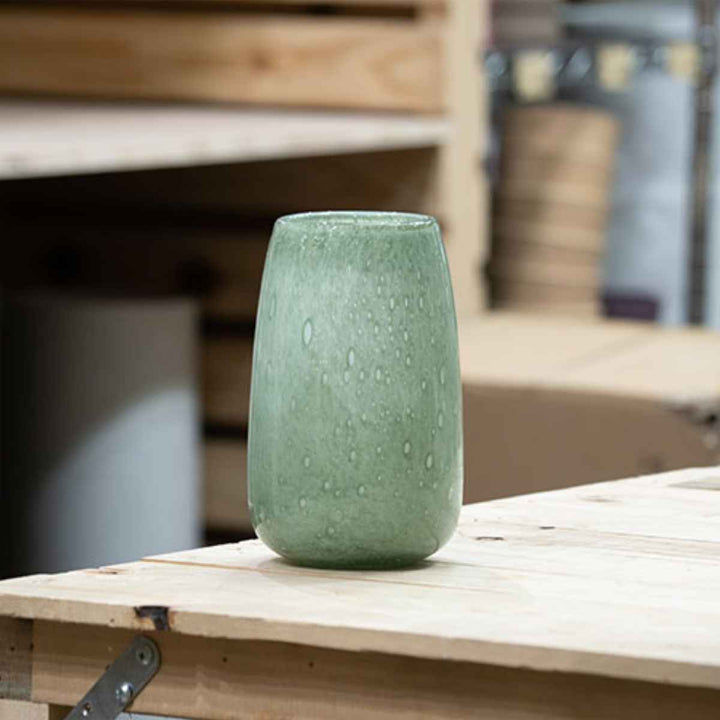 花瓶 DGティアドロップベース ガラス 直径11x高さ18cm -10