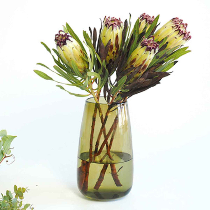 花瓶 DGティアドロップベース ガラス 直径15x高さ26cm -7