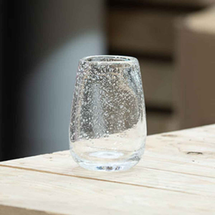 花瓶 DGティアドロップベース ガラス 直径7×高さ10cm -19