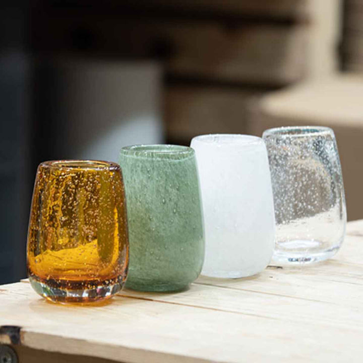 花瓶 DGティアドロップベース ガラス 直径7×高さ10cm -10