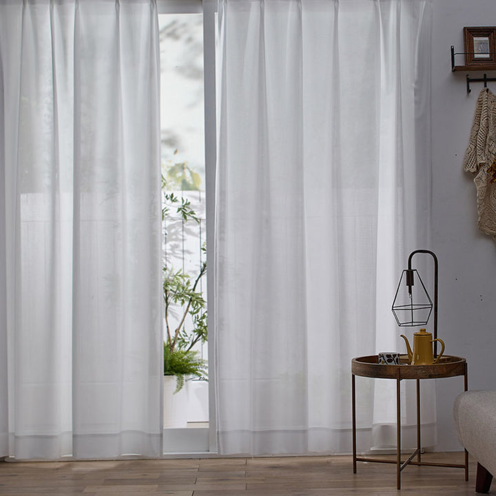 レースカーテン スミノエ ムース ミラーレース 100×176cm 遮光 ウォッシャブル -9