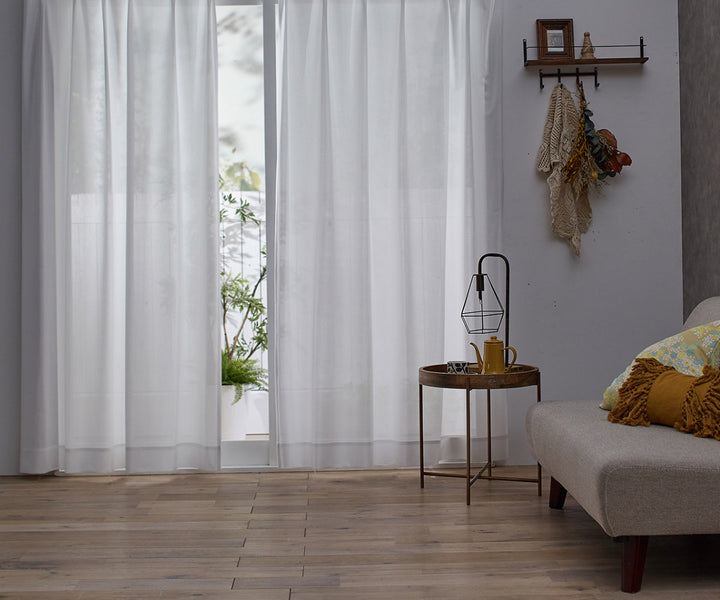 レースカーテン スミノエ ムース ミラーレース 100×198cm 遮光 ウォッシャブル -5