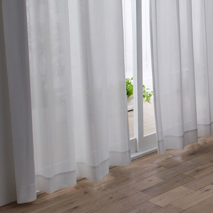 レースカーテン スミノエ ムース ミラーレース 100×198cm 遮光 ウォッシャブル -8