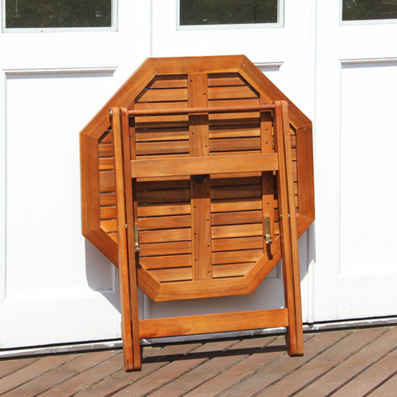 ガーデンテーブル 八角テーブル FLEUR 幅90cm 木製