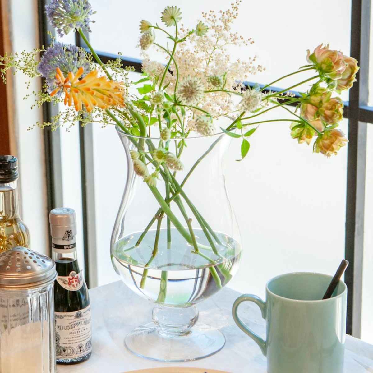 ダルトン 花瓶 ガラスベースE コンストリクション S 直径14×高さ25.5cm