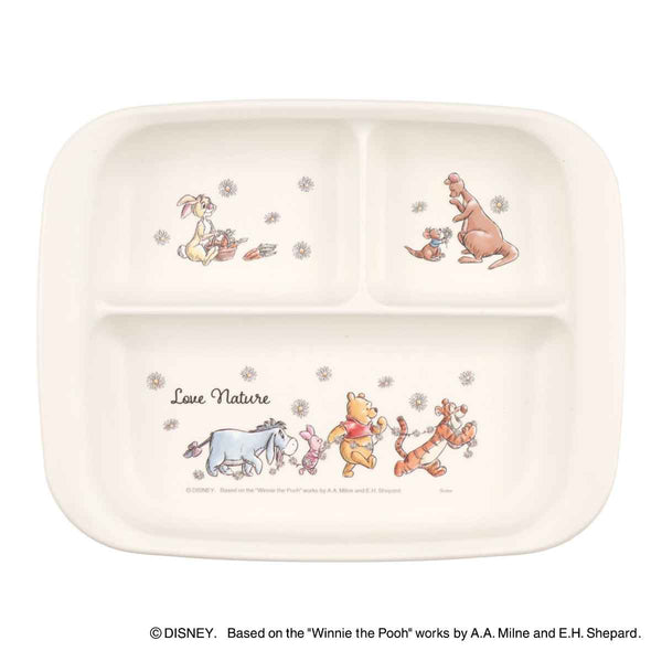 ランチプレートベビーPP製くまのプーさんピクニック